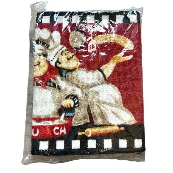 Brand New Fat Chef Anti-Slip Kitchen Decor Rug 15.75" x 23.62” - Picture 3 of 3